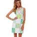 Lilly Pulitzer Dresses | Lilly Pulitzer Janice Shift Dress In Resort White Lioness Patch | Color: Green/White | Size: 0