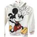 Disney Shirts & Tops | Disney Parks Mickey Mouse White Hoodie For Kids Size M, Pre-Owned | Color: White | Size: Mg