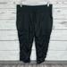 The North Face Pants & Jumpsuits | North Face Pants Womens Size Xl Black Cropped Pull On Drawstring Nylon Outdoor | Color: Black | Size: Xl