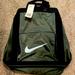 Nike Accessories | Nike Backpack/Bag With Bottom Zippered Section-New With Tags | Color: Black/Green | Size: One Size - Approximately 20” (H) X 17” (W)