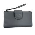 Coach Bags | Euc Coach Tech Wristlet Grey Silver Hardware | Color: Gray/Silver | Size: Os