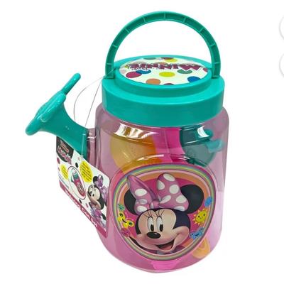 Disney Swim | Disney Minnie Mouse Portable Clear Plastic Beach Watering Can, | Color: Blue/Pink | Size: One Size