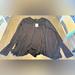 Free People Tops | Free People Womens Henley Long Sleeve Top Black Size Small-Nwt | Color: Black | Size: S