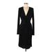 Lanvin Casual Dress - Wrap: Black Dresses - Women's Size 40