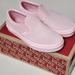 Vans Shoes | Girls English Rose Pink Suede Classic Slip On Vans Shoes Sneakers Size 1.5 New | Color: Pink | Size: 1.5g