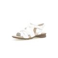 Gabor Women's Strappy Sandals, Women's Sandals, Lightweight Extra Width (G), White 50, 7.5 UK