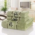 UKKD bath towel Bamboo Fiber Towel Set Adult Household Bath Towel Face Towel Thick Absorbent Luxury Bathroom Towel