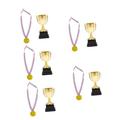 Sosoport 5 Sets Trophy Medal Children Trophy Cup Medals for Kids First Place Winner Award Trophies Award Trophy Sports Events Trophy Sports Trophy Cup Gold Abs Delicate Musical Instrument