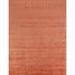 Tribal Orange Gabbeh Indian Area Rug Handmade Wool Carpet - 7'10" x 9'7"