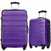 Luggage Sets of 2 Piece Carry on Suitcase Airline Approved, 20/24 IN Hard Case Expandable Spinner Wheels