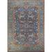 All-Over Oushak Oriental Area Rug Handmade Wool Carpet - 9'0" x 12'0"