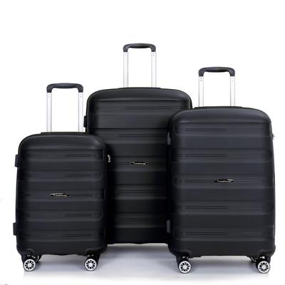 3-Piece Hardshell Lightweight Suitcase Spinner Wheels Luggage Sets w/ TSA Lock