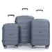 Hardshell Suitcase Spinner Wheels PP Luggage Sets Lightweight Durable Suitcase with TSA Lock, 3-Piece Set (20/24/28)