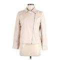 Ann Taylor Factory Jacket: Short Ivory Print Jackets & Outerwear - Women's Size Medium Petite