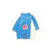 UV Skinz Rash Guard: Blue Sporting & Activewear - Size 3Toddler