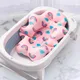 Siège de bain pour bébé tapis de soutien pliable coussin de baignoire pour bébé chaise pour