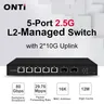 ONTi-Smart Web 2.5Gps 5 ports 2x10G wasts + inj Managed Switch et 5 ou 8 ports inj Web Managed