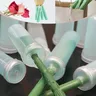 Récipient en plastique nutritionnel pour fleurs tube nutritif avec capuchon culture de plantes