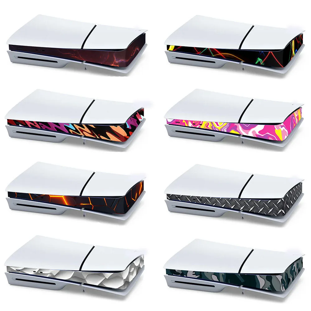 Autocollant de couverture de peau de console mince pour Sony PS5, décalcomanies de centre hôte, accessoires de console de jeu