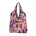 Bratz-Sacs fourre-tout d'épicerie au beurre pour femmes sacs à provisions Kawaii sac shopper de