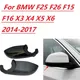 Cadre de miroir de recul pour BMW F25 F26 F15 F16 X3 X4 X5 X6 2014 – 2017