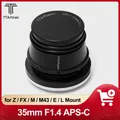 TTArtisan APS-C 35mm F1.4 Objectif Sony E Mount/IL RF/Fuji FX/M43/IL M/Nikon Z/L-16:Objectif