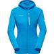 MAMMUT Damen Unterjacke Aenergy Light ML Hooded Jacket Women, Größe L in Blau