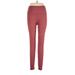 Greater Than Sports Active Pants - High Rise: Burgundy Activewear - Women's Size Large