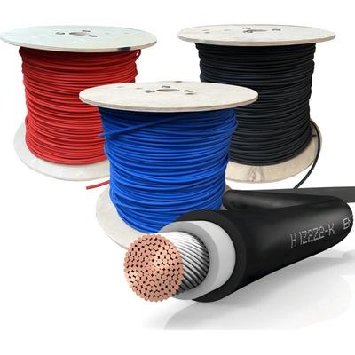 Solarkabel Meterware 4mm², 6mm² H1Z2Z2-K Solarleitung rot schwarz blau 5m 500m 5m 4mm² 4mm Rot 5m Image