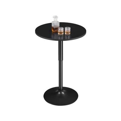 Runder Bartisch Höhenverstellbar 69,5–91 cm Stehtisch Bistrotisch 360° Drehbar Tisch Partytisch ø Image