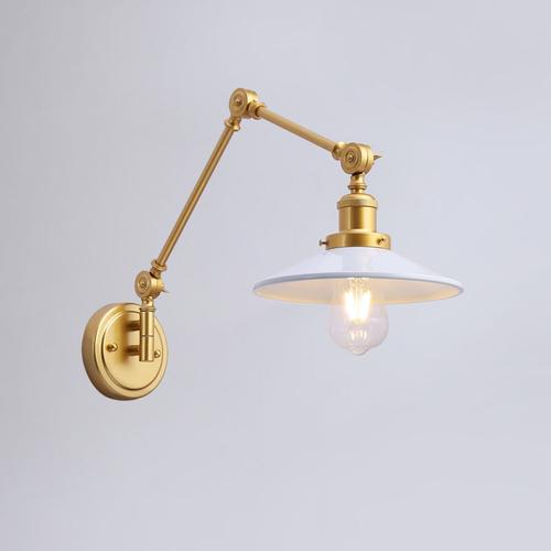 Schwenkbare Vintage Wandleuchte 