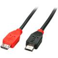 USB-Kabel usb 2.0 USB-Micro-B Stecker, USB-Micro-B Stecker 1.00 m Schwarz mit OTG-Funktion 317