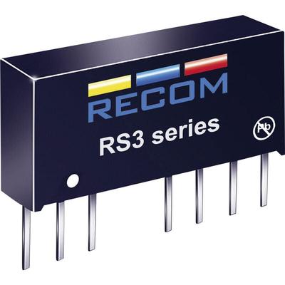 Recom - RS3-2412S DC/DC-Wandler, Print 24 v/dc 12 v/dc 250 mA 3 w Anzahl Ausgänge: 1 x Inhalt 1 St.