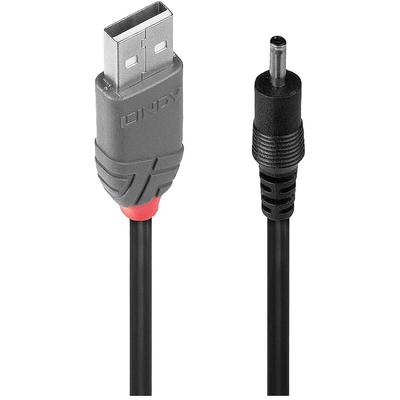 LINDY USB-Kabel USB 2.0 USB-A Stecker, DC Stecker 3,5 mm 1.50 m Schwarz 70266 Image