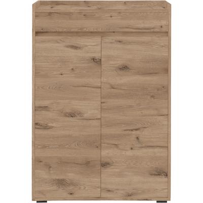 Schuhschrank INOSIGN "Kosmo", braun (wiking eiche), B:80cm H:117,5cm T:35cm, FSC-zertifizierter Holzwerkstoff, Schränke, Breite 80 cm Image
