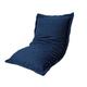 Pouf Intérieur XL - Housse Sherpa (Effet Mouton) bleu