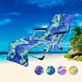 Clearance!XEOVHV Chair Beach Towel Lounge Chair Beach Towel Cover Microfiber Pool Lounge Chair