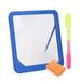 TureClos Magic Drawing Pad LED Writing Board Plastic Art Magic Board Pad Children Clipboard Pen Brush Set