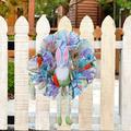 KIHOUT New Arrivals Decor Easter Bunny Decorative Wreath Outdoor Patio Hanging Decoration