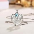 Quinlirra Easter Necklaces for Women Clearance Angel Wing Zircon Necklace Fashionable And Popular Women s Pendant Angel Wing Chain Easter Decor