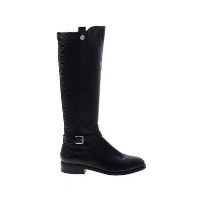 Cole Haan Boots: Black Solid Shoes - Women's Size 6 1/2 - Round Toe