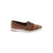 Donald J Pliner Flats: Brown Shoes - Women's Size 10 - Almond Toe