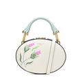 Radley London Women's Leather Basil Street - Floral Small Zip Around Grab - White Small