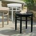 Nantucket Outdoor Side Table - Solid Neptune - Grandin Road