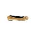 Tory Burch Flats: Gold Shoes - Women's Size 7 1/2 - Closed Toe