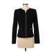 Marc New York Andrew Marc Jacket: Short Black Print Jackets & Outerwear - Women's Size 2