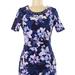 Jessica Simpson Dresses | Jessica Simpson Ciara Bodycon Floral Dress With Jeweled Neckline Size S | Color: Blue/Purple | Size: S