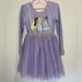 Disney Dresses | Disney Princess Lavender Long Sleeve Tulle Dress Girls Size 5t | Color: Gold/Purple | Size: 5tg