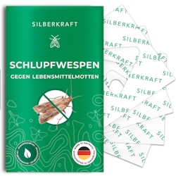 Schlupfwespen gegen Lebensmittelmotten: 3 Lieferungen je 4 Karten (12 Karten gesamt) Image