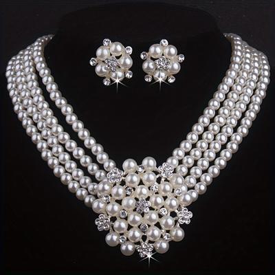 Gorgeous Bridal Jewelry Set: Atmospheric Luxury Ne...